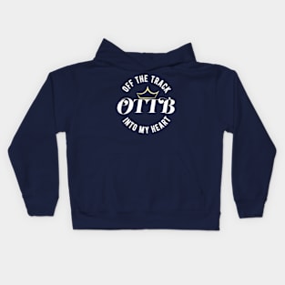 OTTB on Blue Kids Hoodie